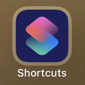 Shortcuts iOS app icon