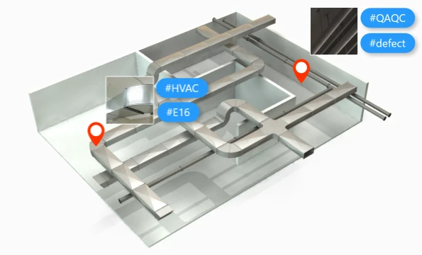 Image showing the capturing and tagging of site inspection photos in SiteCam